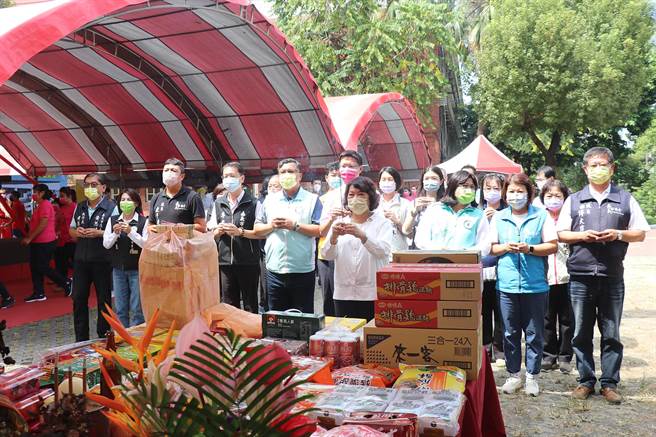 嘉义市兰潭国小幼儿园使用的「兰亭楼」工程歷经7次流标，今由嘉义市长黄敏惠亲自主持动土典礼。（嘉义市政府提供∕吕妍庭嘉义传真）