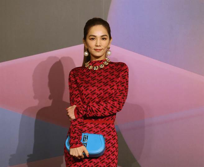 Ella今出席台北时装周时尚大秀。（杜宜谙摄）