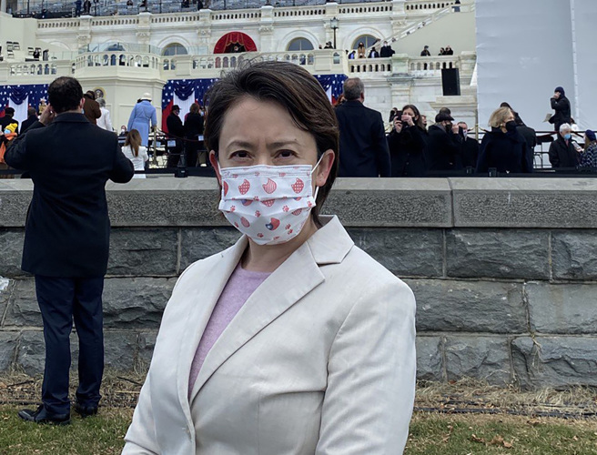 驻美代表萧美琴。（驻美代表处提供／中央社传真）