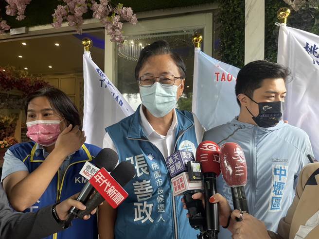 针对马斯克称设「台湾特别行政区」一事，国民党桃园市长参选人张善政说，针对马斯克言论，「捍卫中华民国、守护台湾！」没有讨论空间。(吕筱蝉摄)