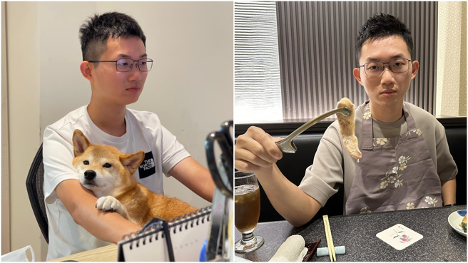 网红视网膜近日去日本游玩。（图／翻摄自视网膜脸书）