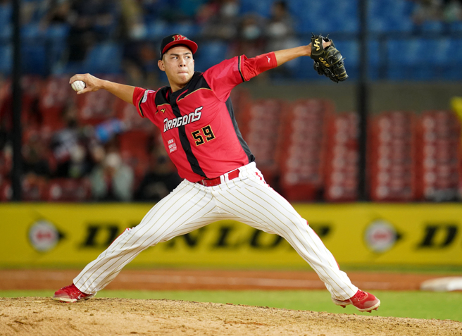 味全龙投手陈冠伟。（资料照，味全龙提供）