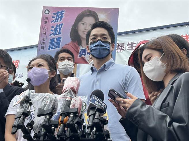 國民黨台北市長參選人蔣萬安。（楊亞璇攝）