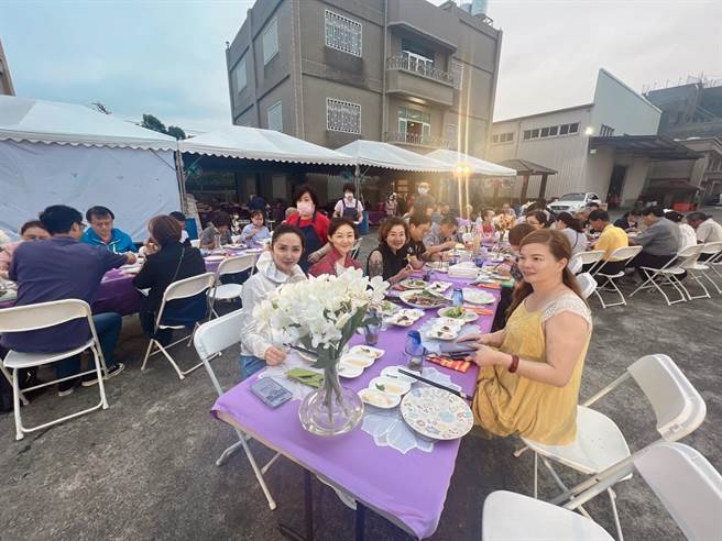 金樁茶油工坊9日舉辦友善良食體驗活動。（陳怡樺提供／李京昇苗栗傳真）