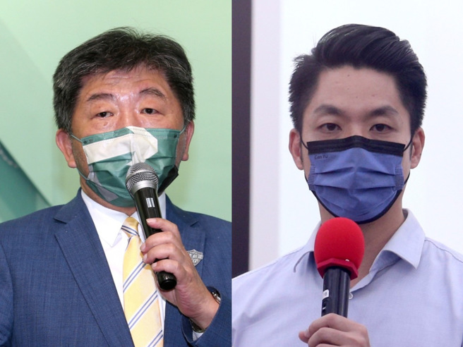 民进党台北市长参选人陈时中(左)、国民党台北市长参选人蒋万安(右)。(合成图/黄世麒摄)