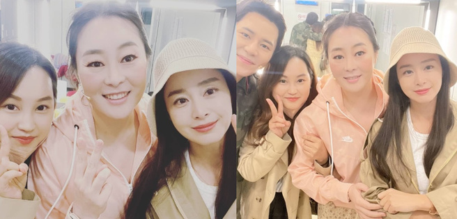 金泰希PO出两张与演员尹嗣捧、李奎炯的合照。（图／翻摄自金泰希IG@kimtaehee99）