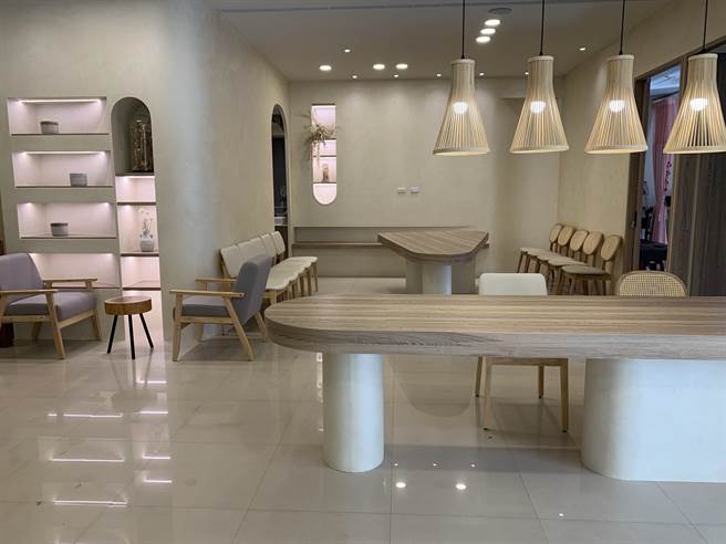 阳明马光中医诊所以日式美学侘寂风格为主，给患者一个质朴寧静的看诊空间。（高市阳明马光中医诊所提供／杨舒婷高雄传真）