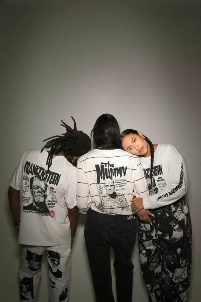 Levi’s将影坛史上最伟大的怪物们注入潮流服饰设计中。（Levi’s提供）