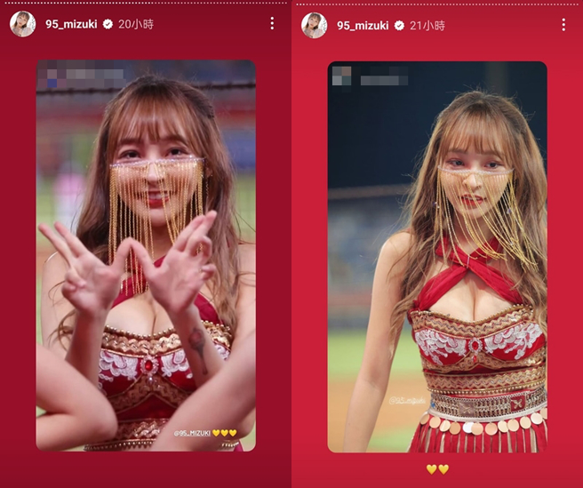 林襄换上西域舞娘造型。（图／林襄Instagram限时动态）