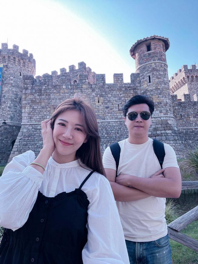 欧巴正能量又幽默，是郑亦真认定他是对的人闪婚。（图／郑亦真提供）