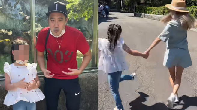 余祥铨信守承诺帮忙照顾姊姊余苑绮的儿女。(图/余祥铨 FB)