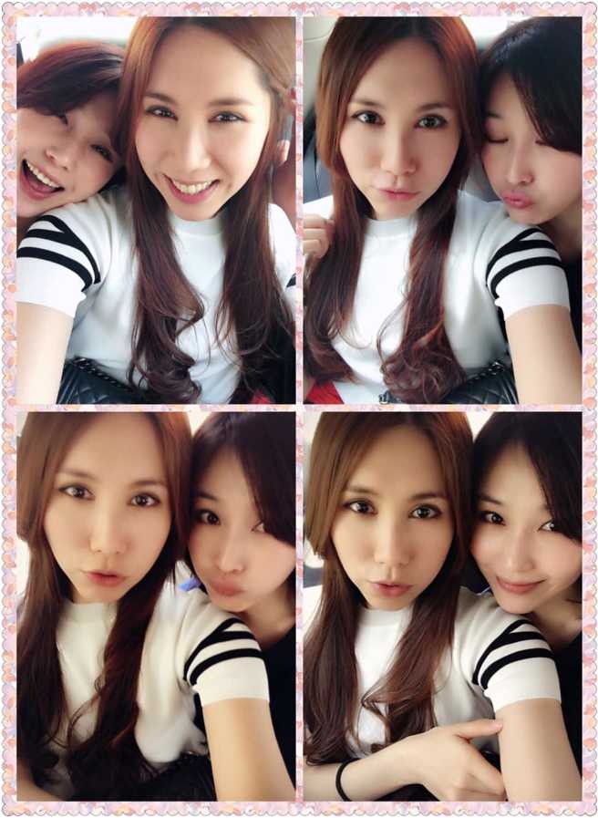 余苑绮和余筱萍姊妹情深。(图/余筱萍 FB)