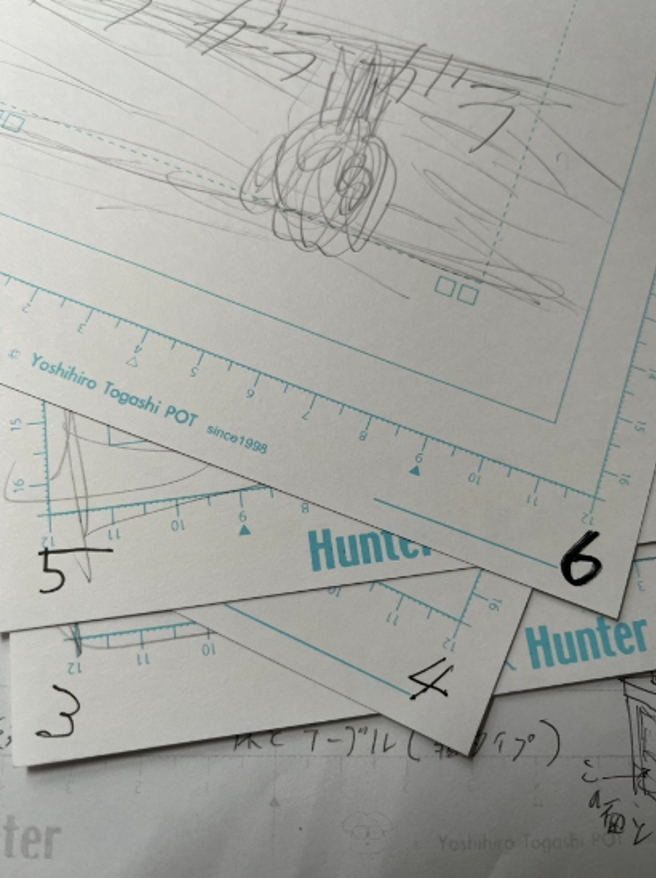 漫畫家冨樫義博在推特上報告工作進度。（圖／翻攝自推特）