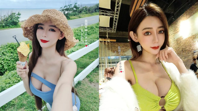 长濑昆妮在双十节当天晒出辣照，再度吸引目光。（图／IG@hou_queenie）