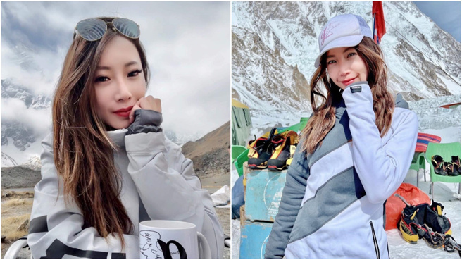 甩不倫醜聞！ 「登山女神」曾格爾曝新目標，喜喊：我來了。(圖/曾格爾臉書)
