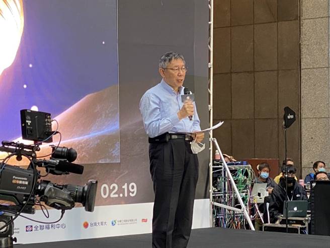 台北市长柯文哲。（黄婉婷摄）