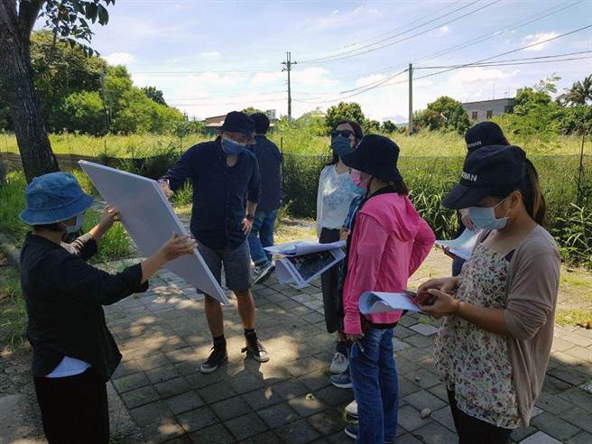 交通部观光局场勘2024台湾灯会预定场地。（市府提供／洪荣志台南传真）