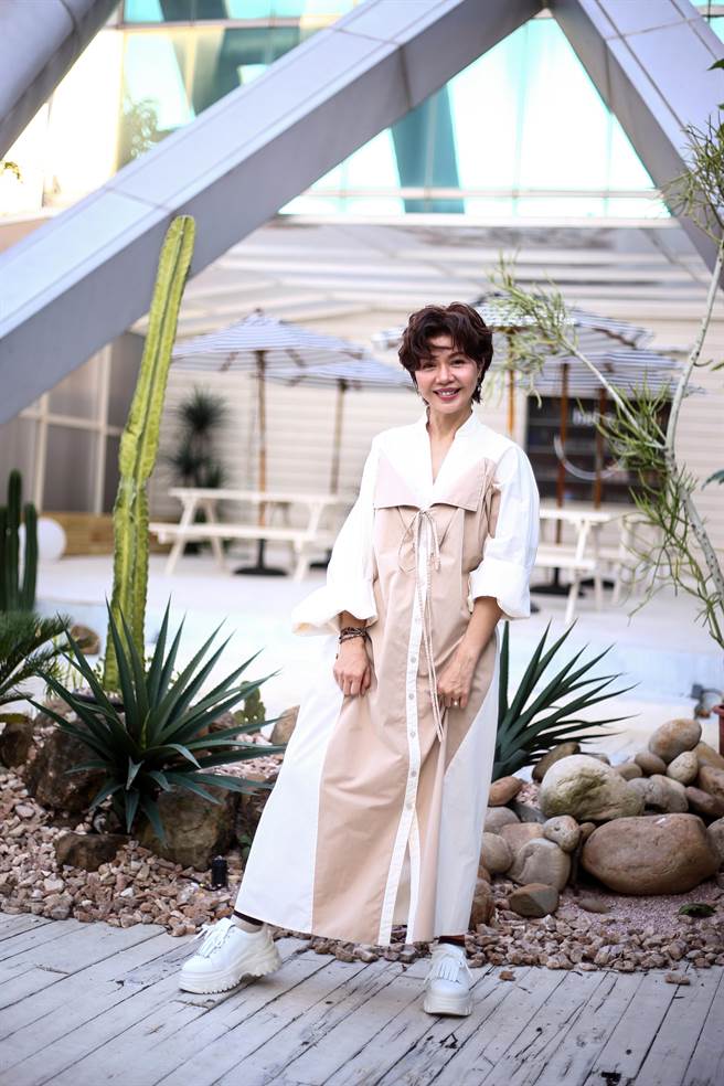 于子育希望能夠再以「嘉玲媽」奪獎，創紀錄。（鄧博仁攝）