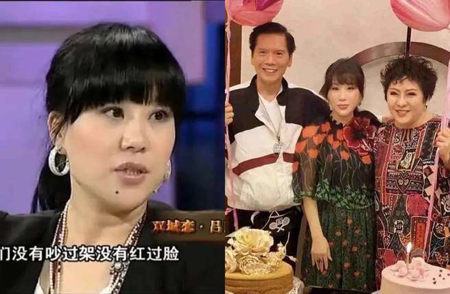 吕良伟富商妻子杨小娟曾上节目谈婚姻。（图／取自新浪娱乐）