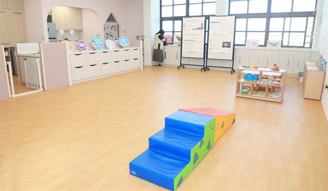 清水社区公共托育家园位于三田国小，清水区第2间、台中市第26间公托，预计10月份开始收托12名婴幼儿。（陈世宗摄）