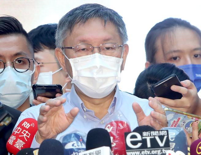 台北市长柯文哲。（资料照/郑任南摄）