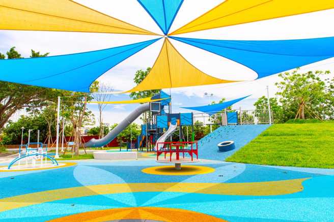 台南市特色公園。（圖／取自黃偉哲臉書）