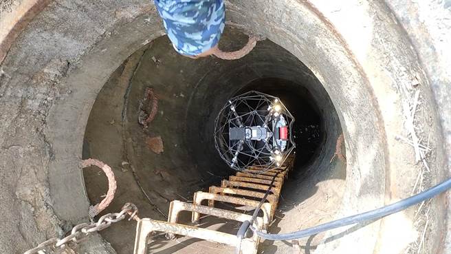 新北首創無人機輔助 地下管線無所遁形。（新北市水利局提供）