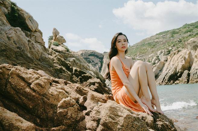 康茵茵到马祖东莒神秘小海湾行销在地观光。（维恩原创Rocky） 