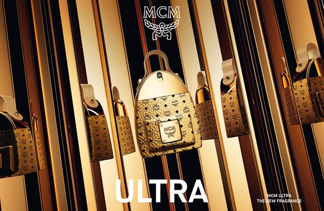 MCM ULTRA 极致背包淡香精，产品主视觉。（MCM提供）