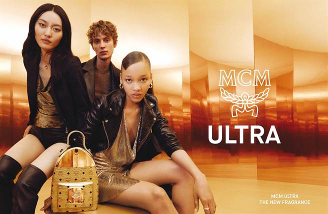 MCM ULTRA 极致背包淡香精，模特主视觉。（MCM提供）