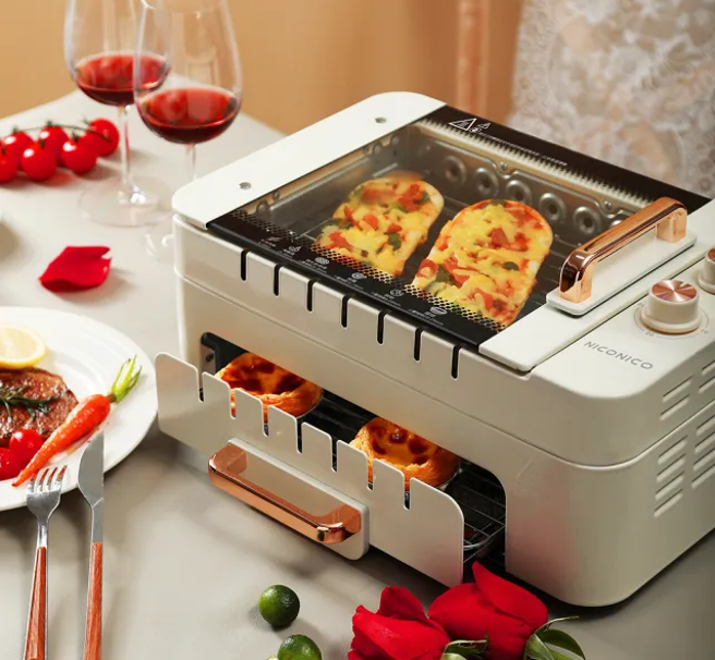 NICONICO多功能串烤機 售價4980元 特價4280元。（台隆手創館提供）
