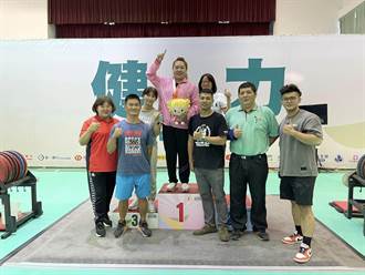 全民運動會張雅雯健力595公斤奪冠 奪7屆冠軍師傅超大咖