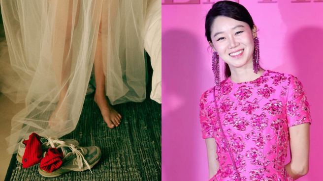 孔晓振稍早再度PO出婚纱照。（图／IG@rovvxhyo）