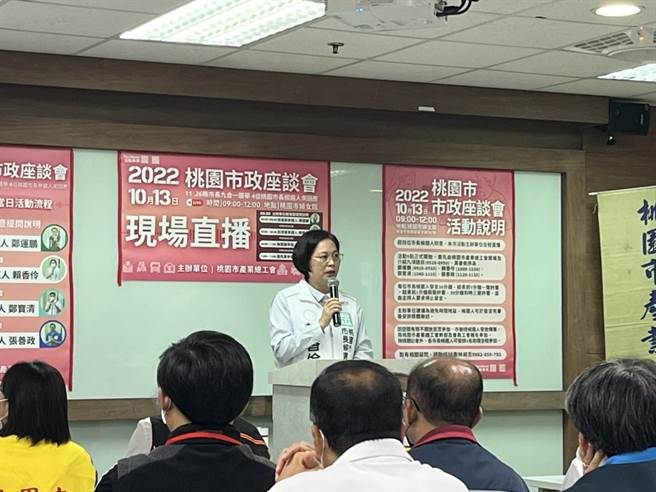 民眾黨參選人賴香伶。(陳夢茹攝)