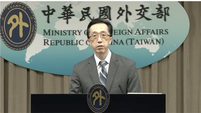 外交部北美司司长徐佑典。（取自外交部直播）