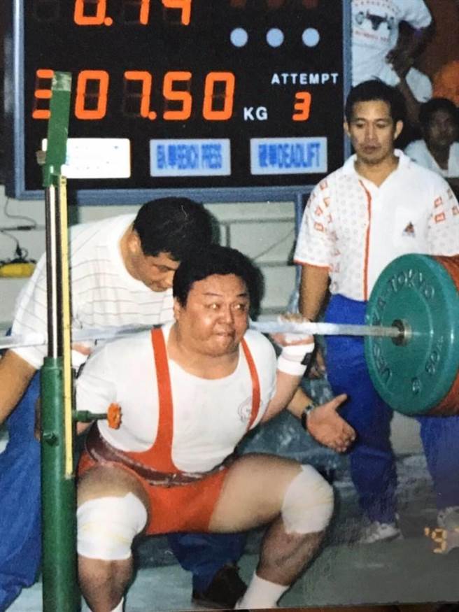 称「被体坛遗忘的政治人物」员林游振雄，当年代表彰化夺区运金牌。（张雅雯提供／吴建辉彰化传真）