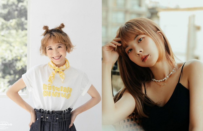 Lulu黄路梓茵（图左）被对号入座是《大学生》的双面人，奎丁（图右）发文替她说话。（图／摘自Lulu黄路梓茵IG、摘自Zαɱү 奎丁IG）