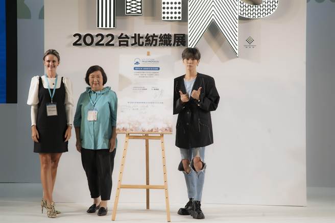 Bii今出席美国棉代言记者会。（美国国际棉花协会提供）