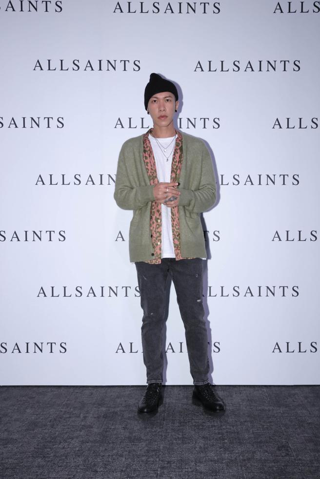 小春出席ALLSAINTS派对，力挺好友瘦子设计的饰品与时尚场子。（陶福媛摄）