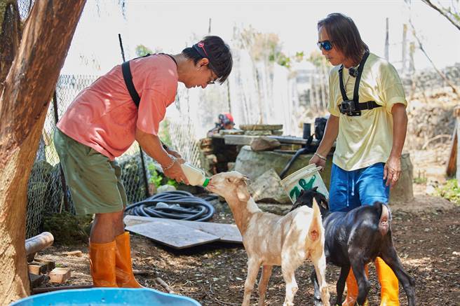 吃素的尤秋兴（左）突然遭到顏志琳爆料。（灰人文化提供）