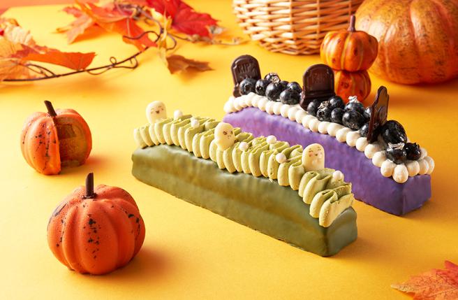 台北美福大饭店推出搞怪又可爱的3款万圣节手作甜品。（台北美福大饭店提供）