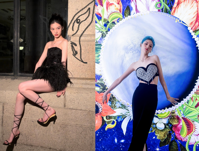 大陸新生代女星邱天。（圖／摘自這是邱天微博）