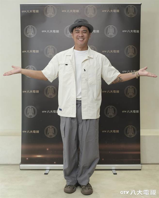 窦智孔入围金钟奖生活风格节目主持人奖，今天出席分享会。（八大提供）