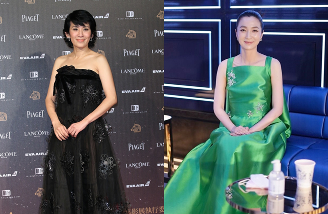 吴君如（左）和金姝怜（右）在南韩同框。（图／中时资料照、kimjooryoung Instagram）