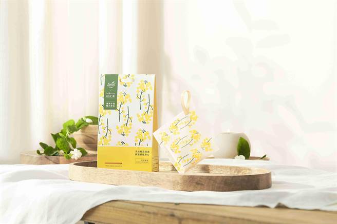 《花仙子》X《印花樂》幸福聯名香氛袋。（花仙子提供）