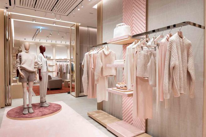 Loro Piana 于台北新光三越A4馆开设「Loro Piana Cocooning 系列期间限定店中店」。（Loro Piana提供）