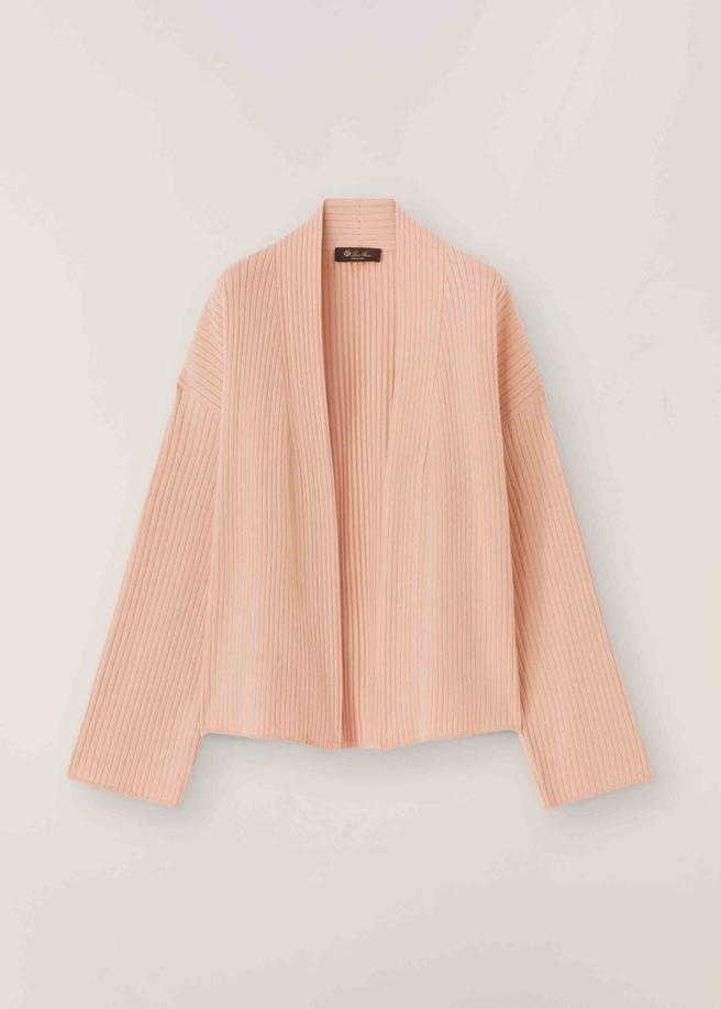 Loro Piana_罗纹针织开襟外套，6万6200元。（Loro Piana提供）