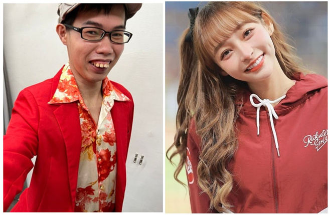 林襄路上抽菸被拍，网红邓佳华蹭热度发文。(邓佳华脸书、95_mizuki IG)