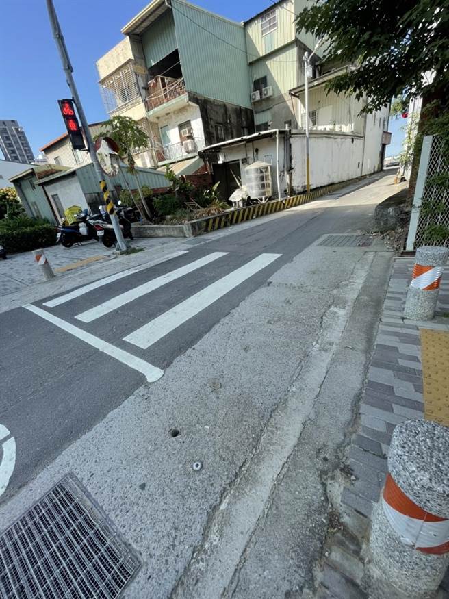 绿空廊道潭子段近合作街处，脚踏车常因没有减速慢行而和汽机车追撞。（周永鸿服务处提供）