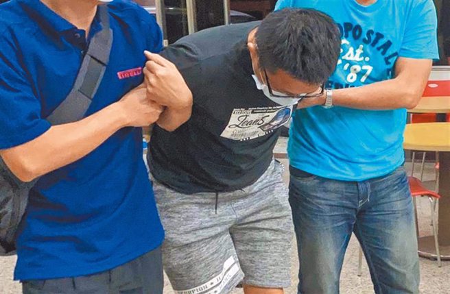 男子梁育志（中）涉嫌于2020年10月间掳杀长荣大学女大生，一审遭法院判处死刑，目前全案上诉二审中。（中时资料照）